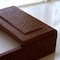 Dacasso Brown Crocodile Embossed Leather 4" x 6" Memo Holder AG-2009 - alternate 2